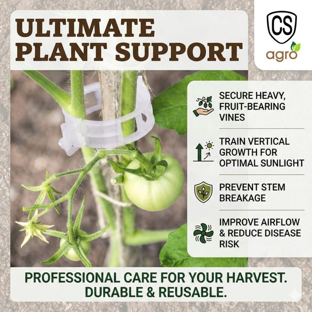 Tomato Clip Trellis Plant Support Clip