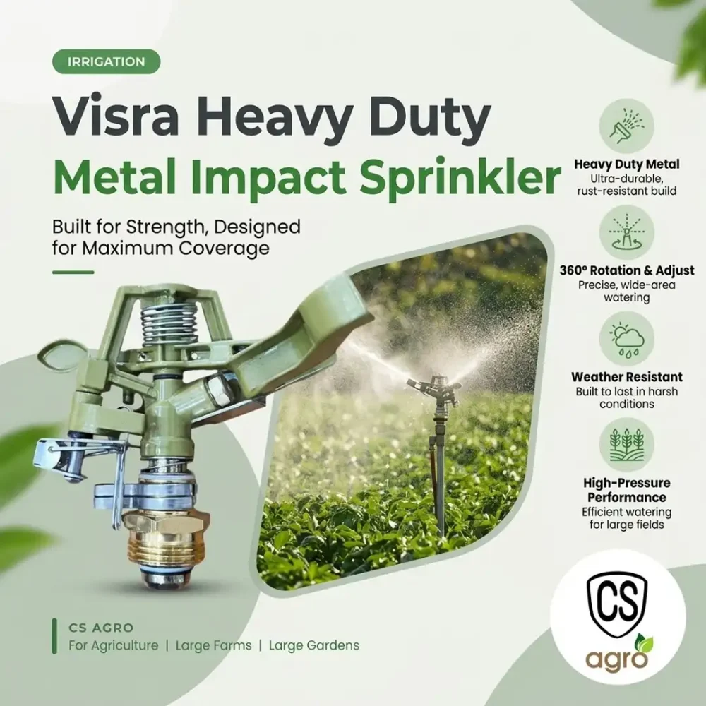 Visra Heavy Duty Metal Impact Sprinkler