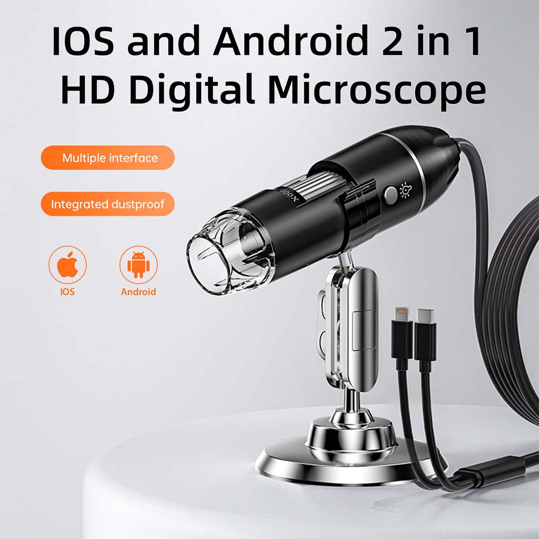 Inskam 321-P IOS Direct Connect 2-IN-1 Handheld Digital Microscope Camera - Image 2