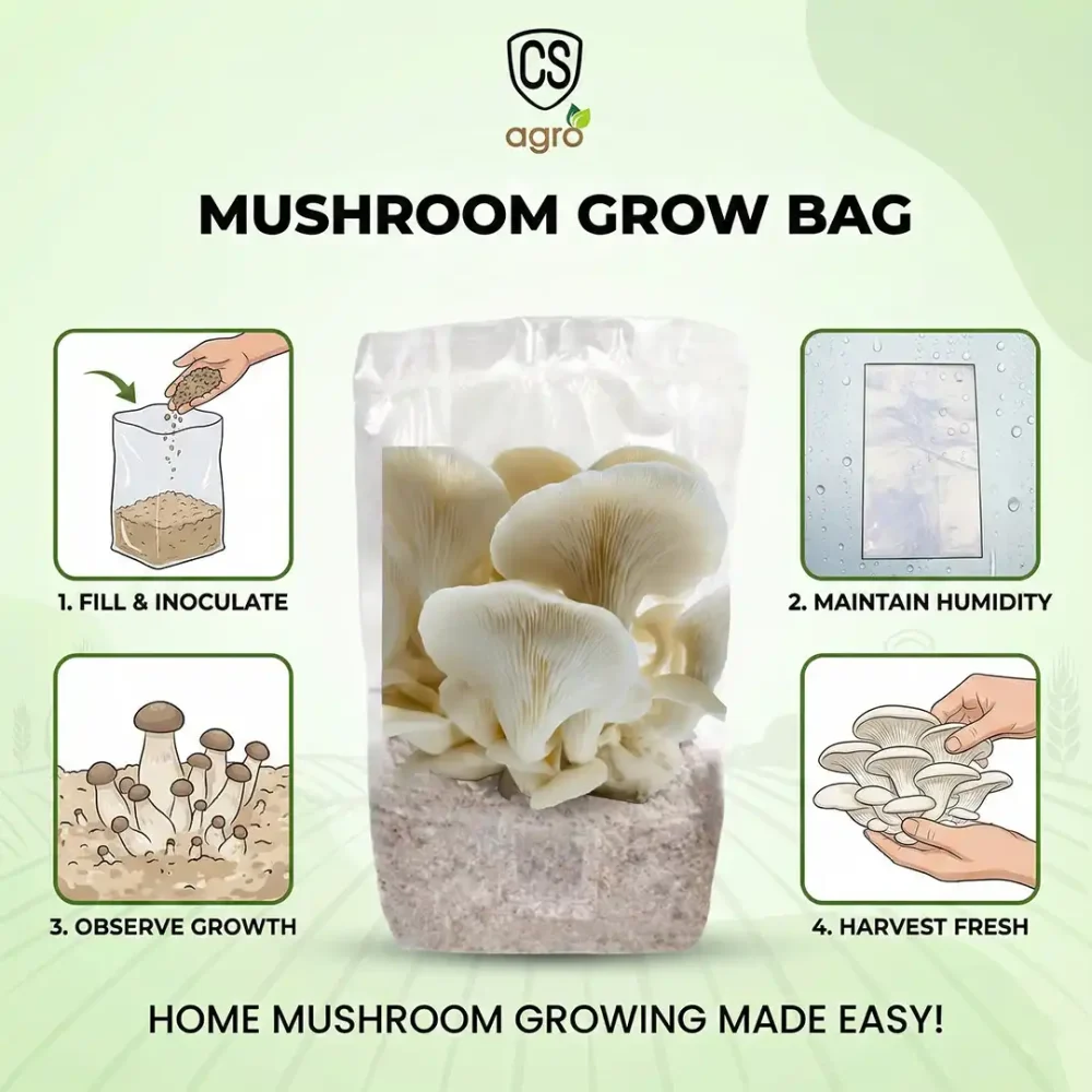 100 Mushroom Grow Bags