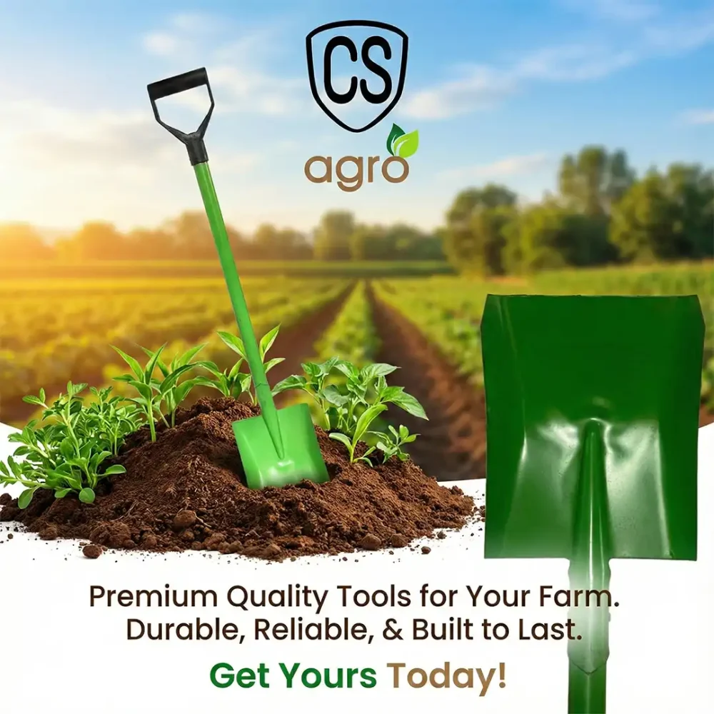 Heavy-Duty Square Shovel