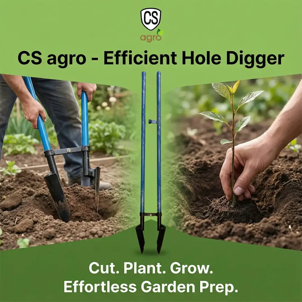 Double-Blade Earth Digger