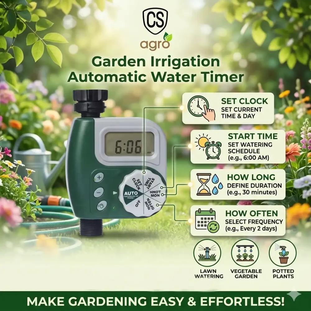 Garden Irrigation Automatic Water Timer