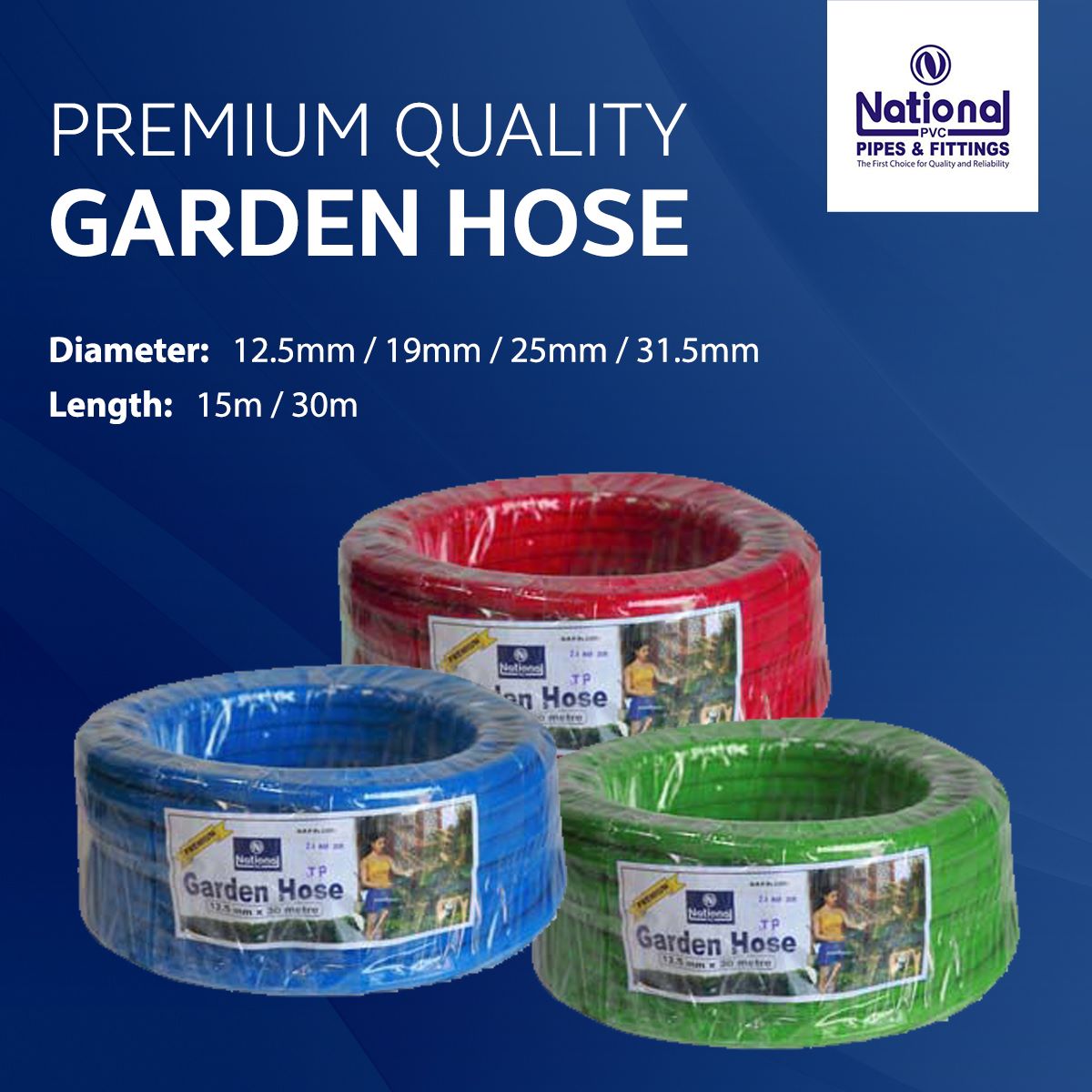 National PVC Garden Watering Hose - Image 2