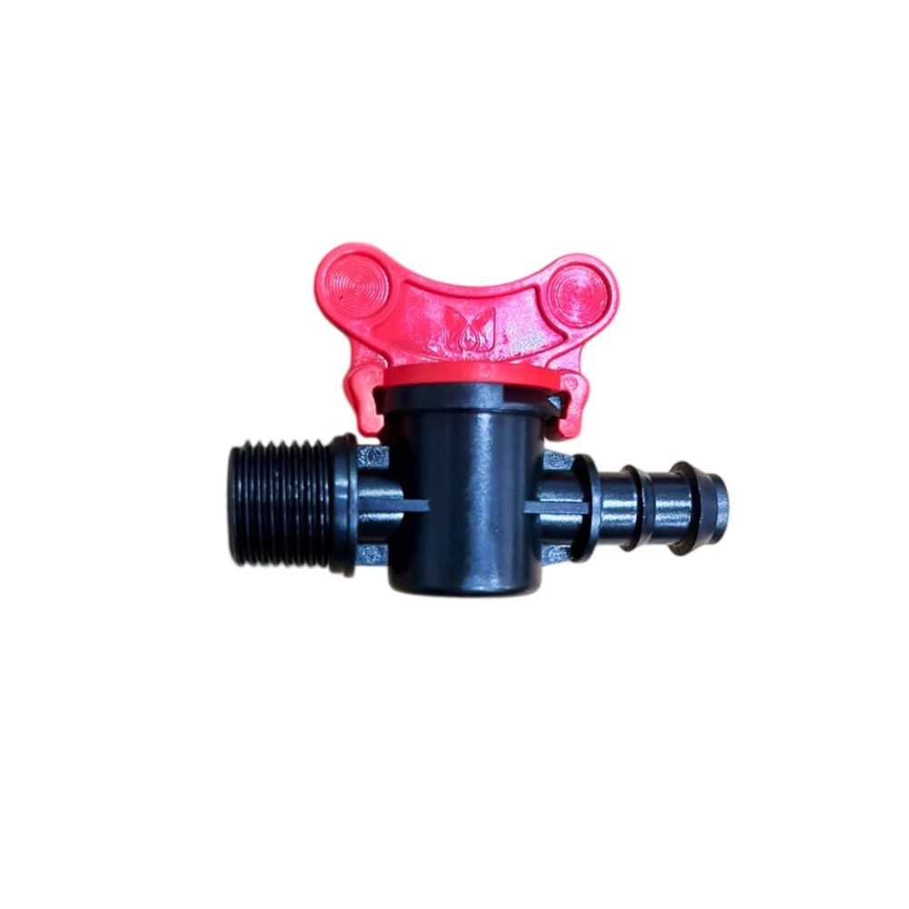 16mm LDPE to 1/2" Threaded Mini Ball Valve