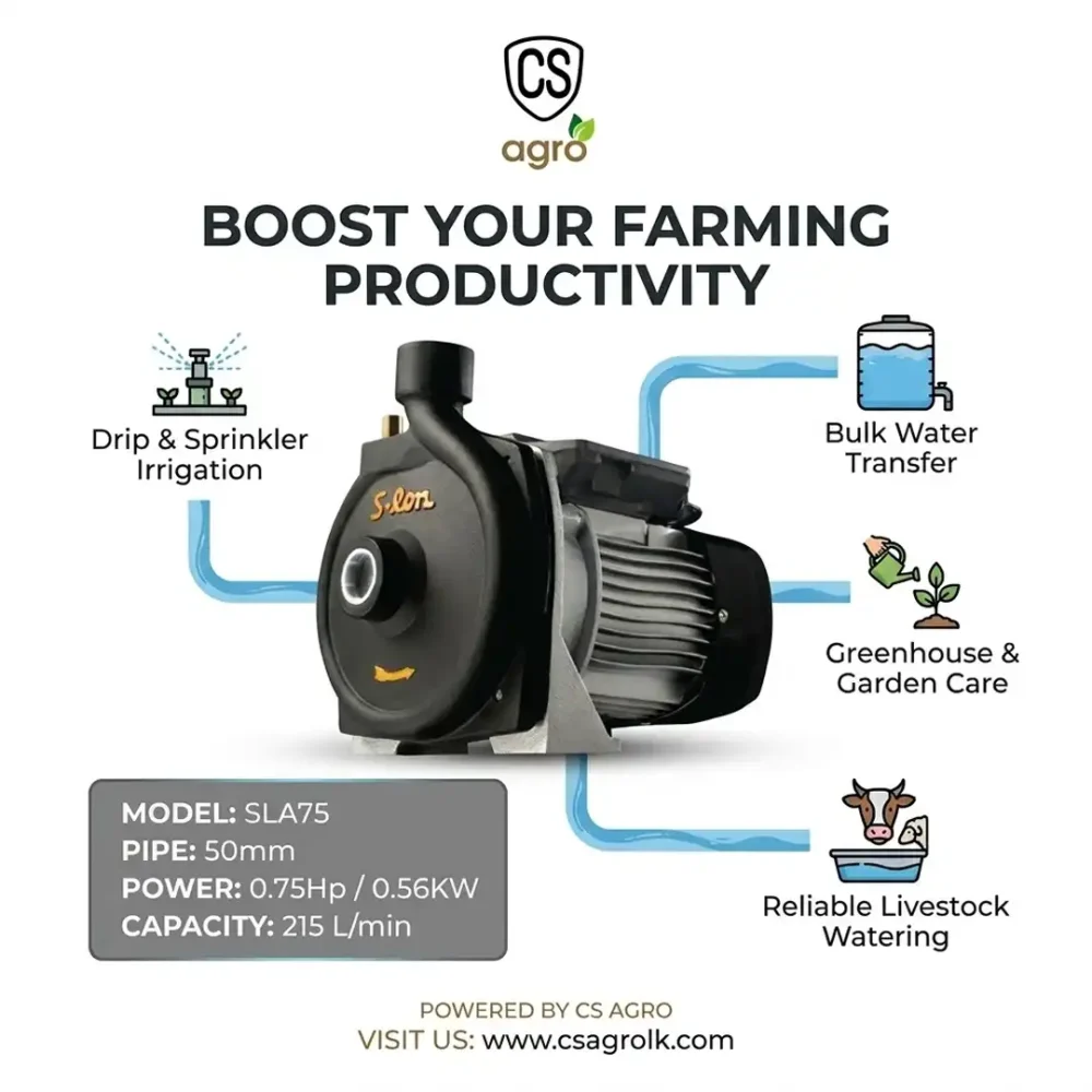 Slon Water Agro Pump SLA75 50mm 0.75Hp 0.56KW