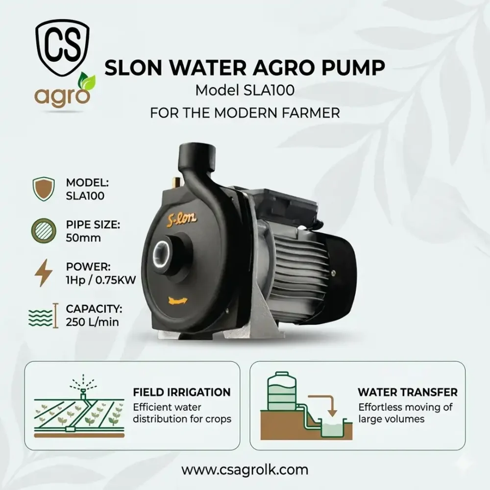 Slon Water Agro Pump SLA100 50mm 1Hp 0.75KW