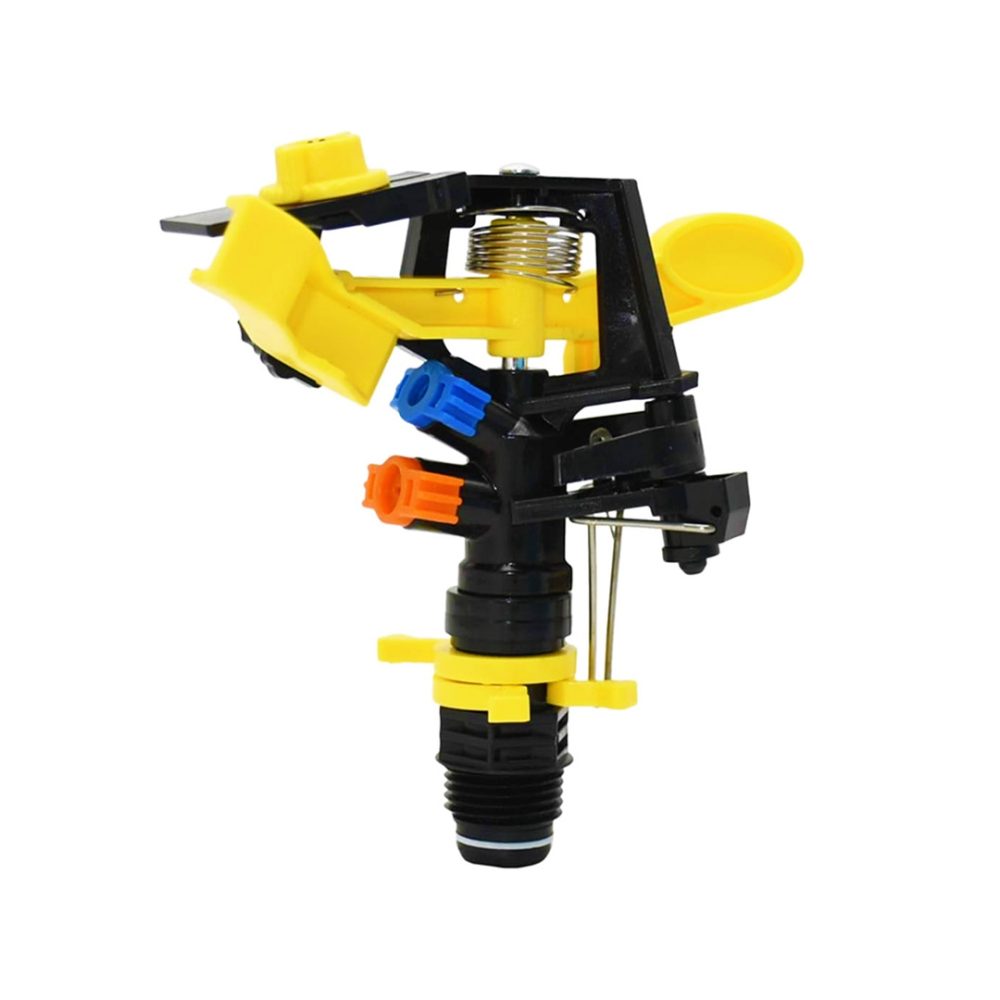 Adjustable 1/2 Inch Impact Sprinklers With 2 Nozzles
