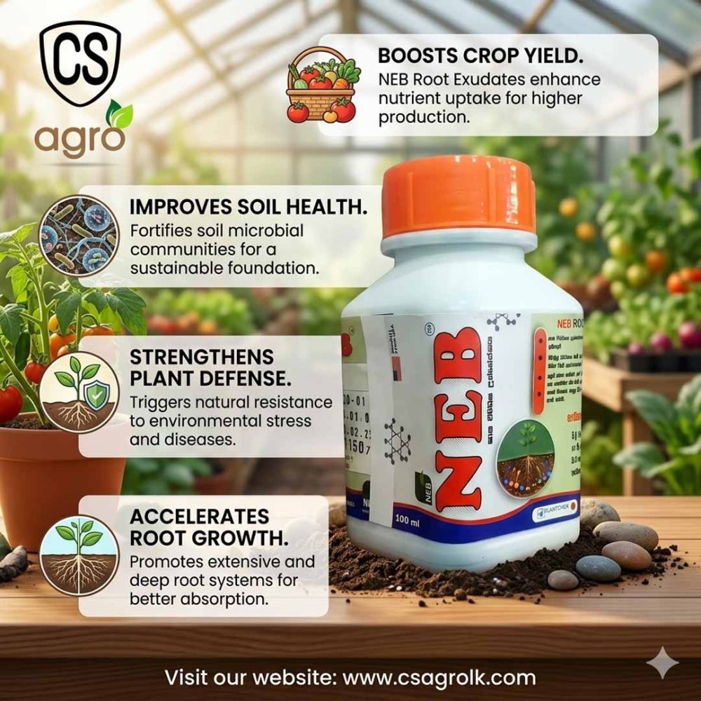 NEB Root Exudates 100ml – Boost Crop Yield & Soil Health