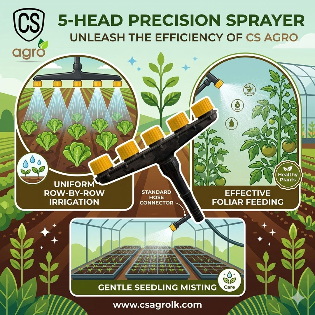 5-Head Precision Water Sprayer