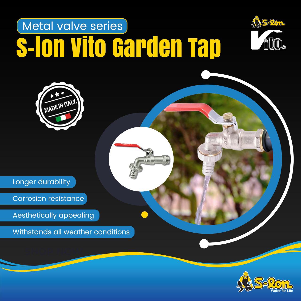 Slon High Quality Metal Garden Tap Vito Brand