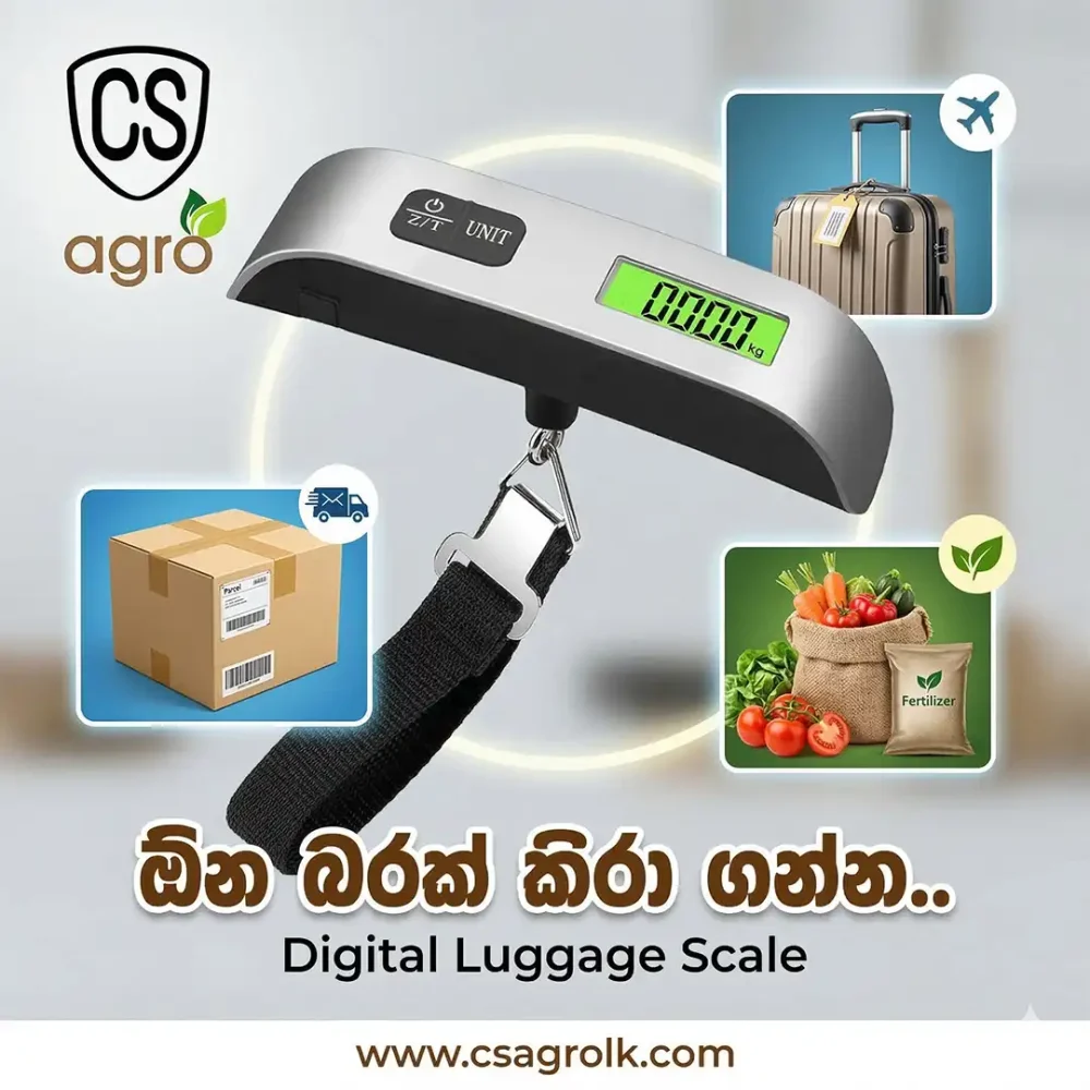 Digital Luggage Weighing Scales with Temperature Reading