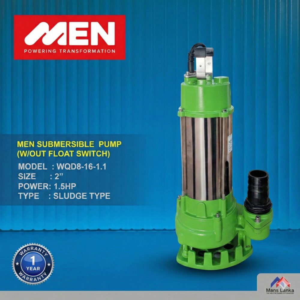 MEN WQD-8-16-1.1 1.5HP 2inch Submersible Pump Water Motor jabos