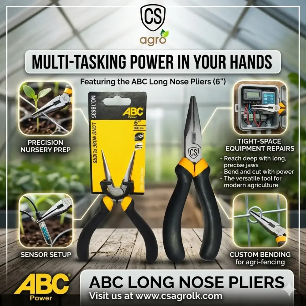 ABC Power 6" Inch Professional Long Nose Steel Cutting Pliers