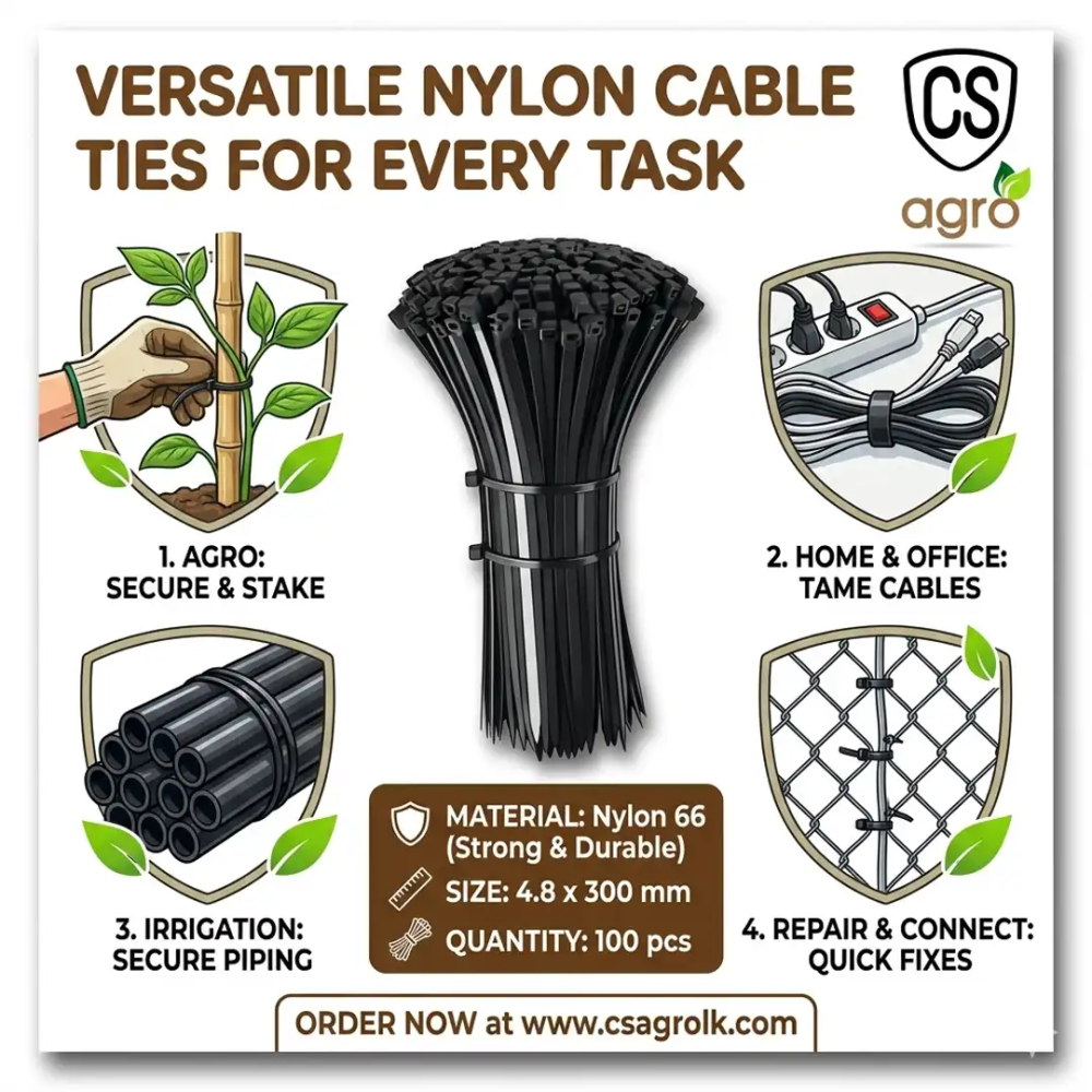 Rider Nylon Cable Ties 4.8x300MM