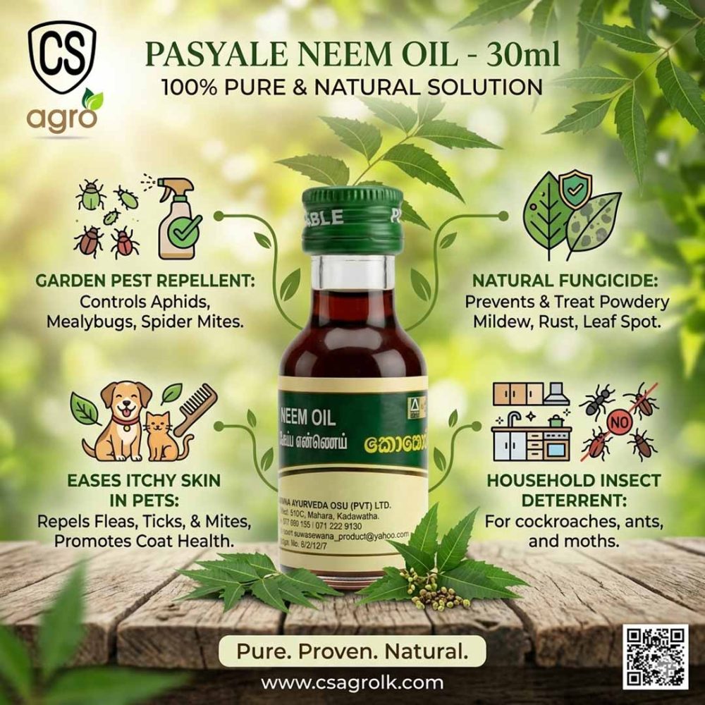 PASYALE 100% Pure Neem Oil (30ml)