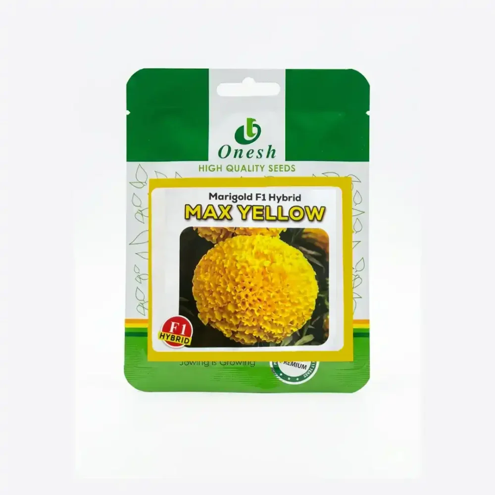 Onesh F1 Hybrid Marigold Max Yellow Seeds