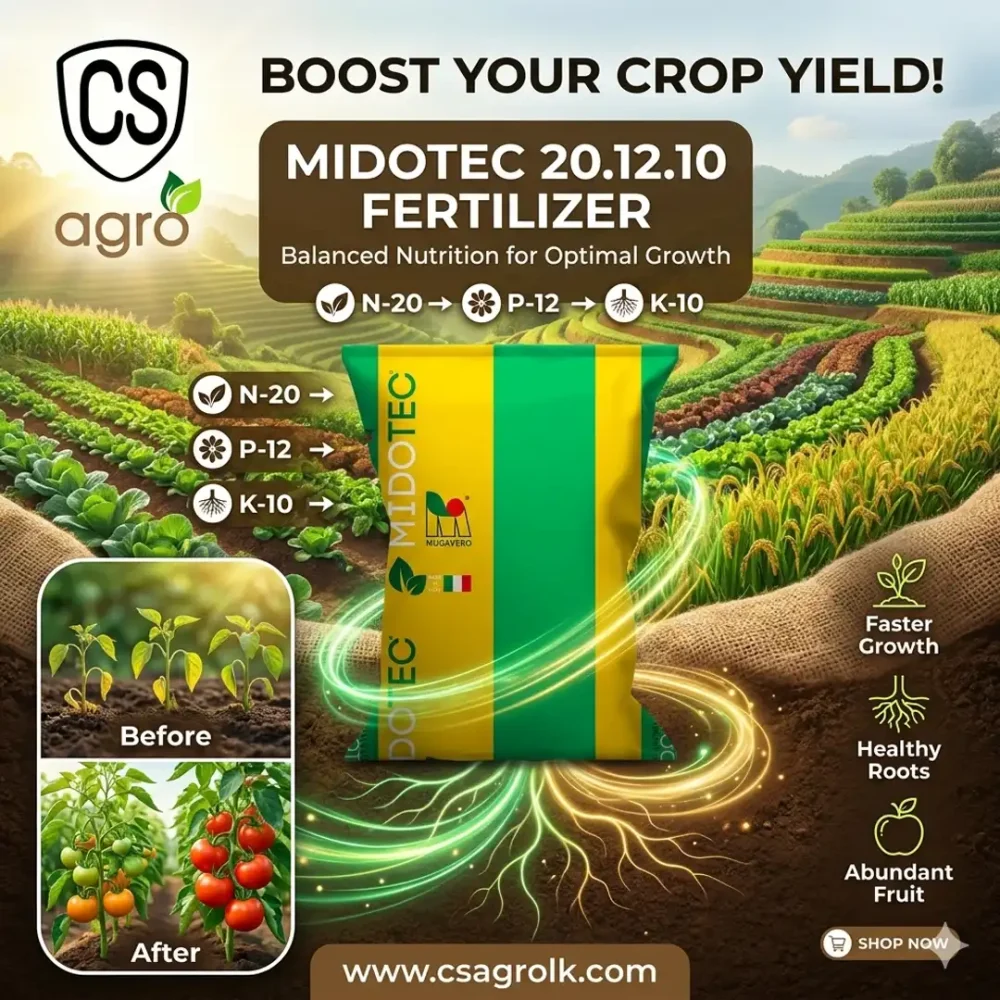 Midotec N+B Controlled Release NPK 20-12-10 With Boron Fertilizer