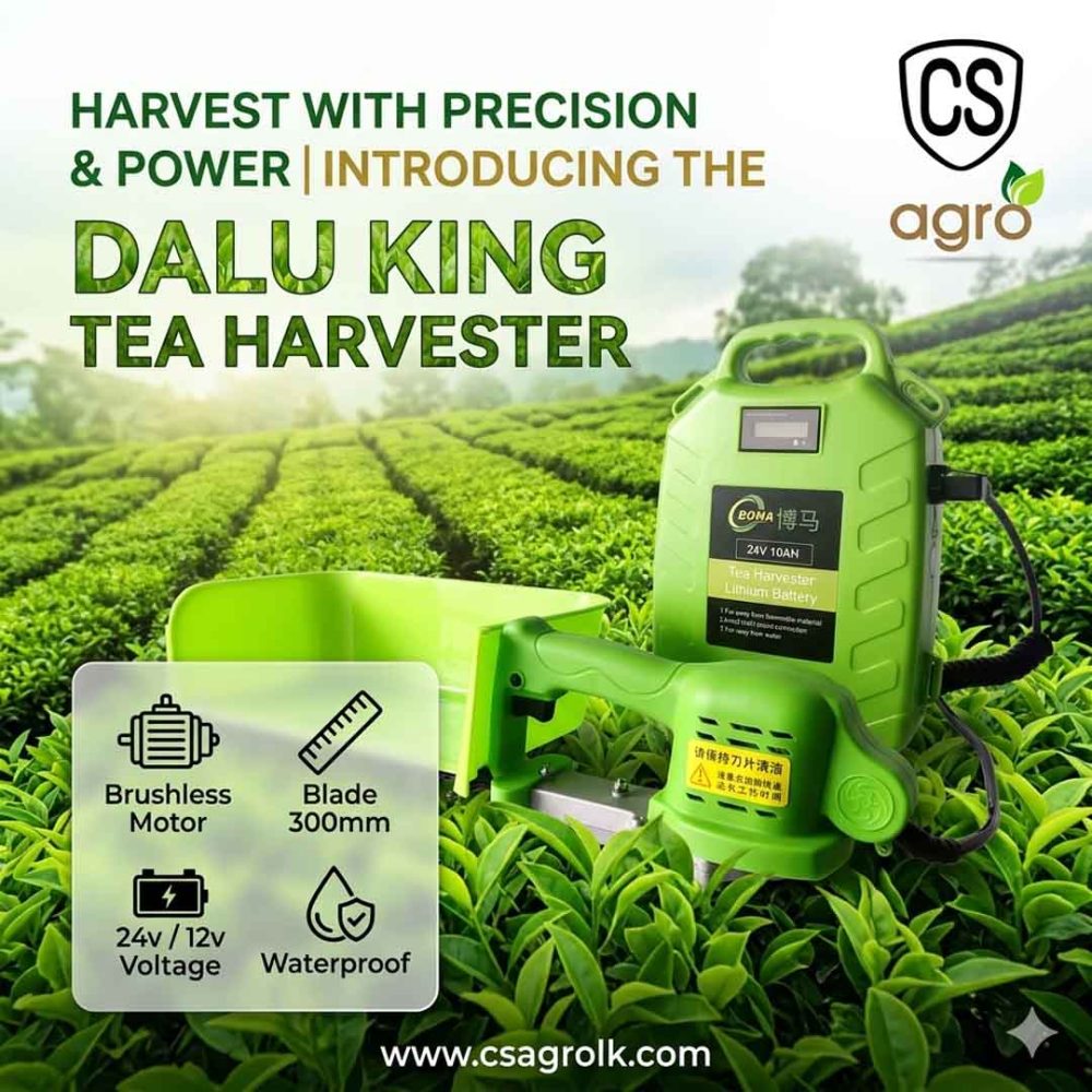 Dalu King Tea Harvester – Professional Waterproof Tea Plucking Machine (Free Tea Plucking Net)