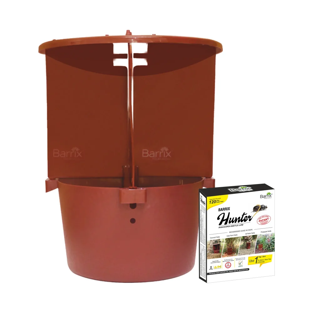 Barrix Hunter Rhinoceros Black beetle Trap and Lure