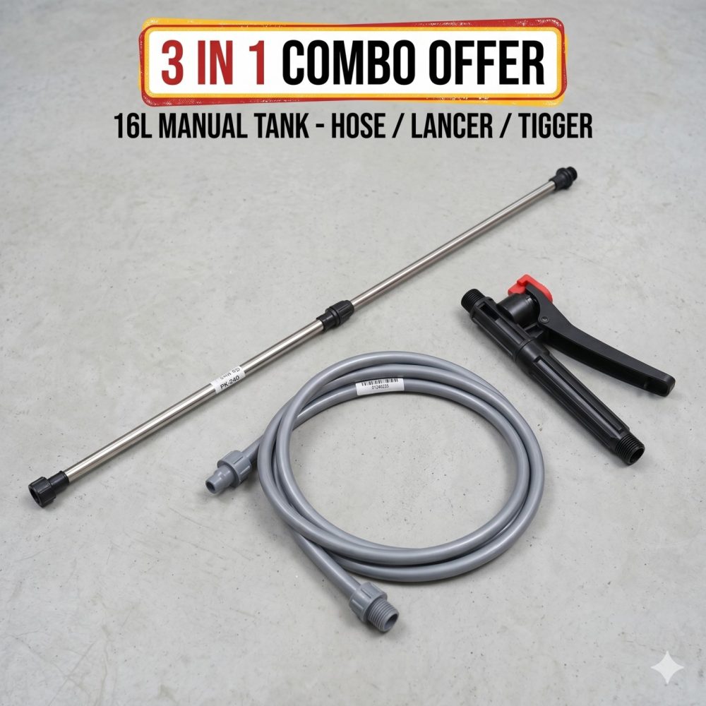 16L Manual Tank Lancer,Hose & Tigger Combo Pack