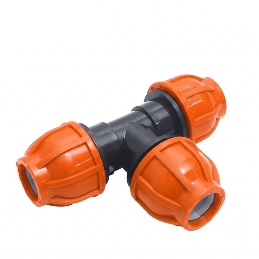 HDPE Alkatine EQUAL Tee 50mm 1.5inch
