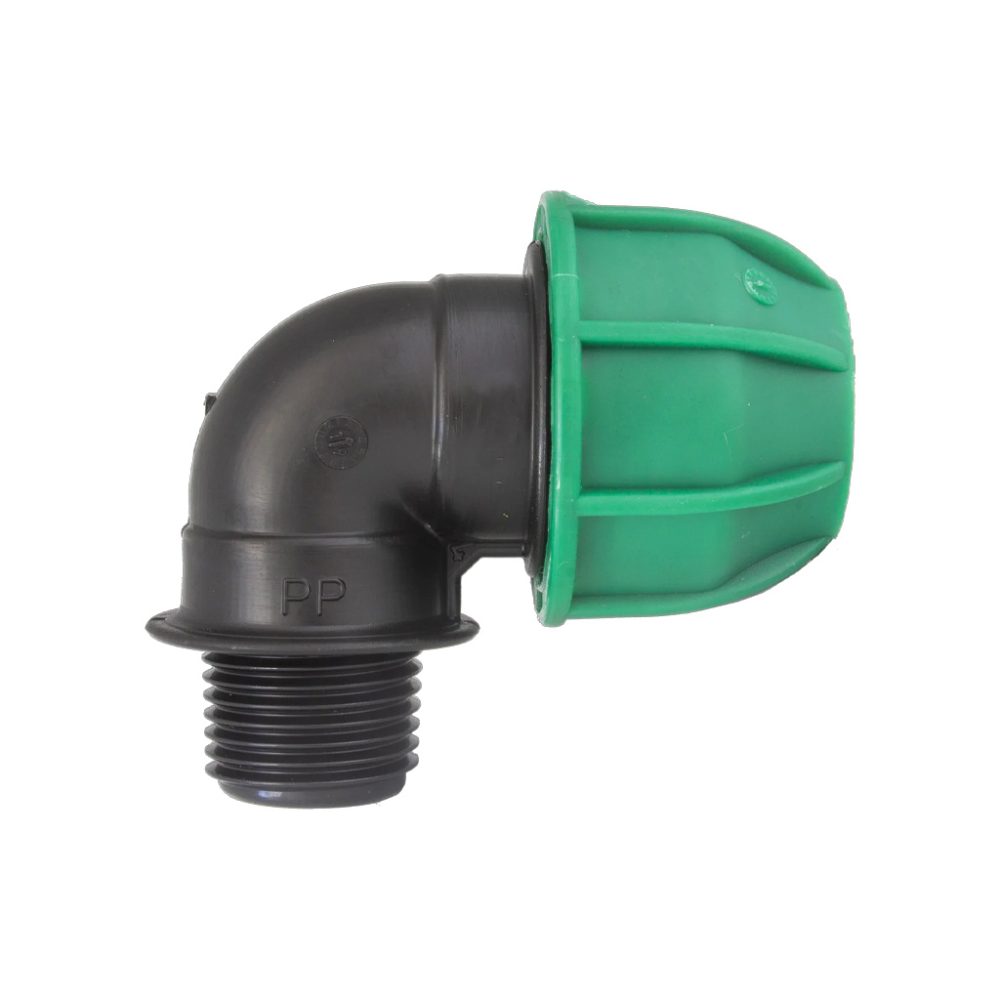 Compression Male ELbow 63mm*2inch Pipe HDPE Fittings