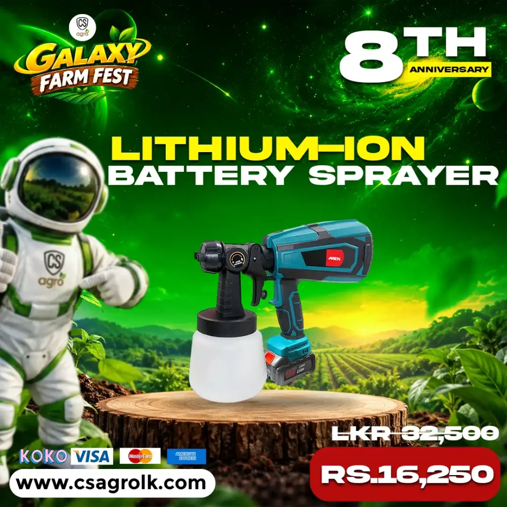 MEN 18V Cordless Lithium-Ion Battery Sprayer – Portable Garden & Paint Sprayer