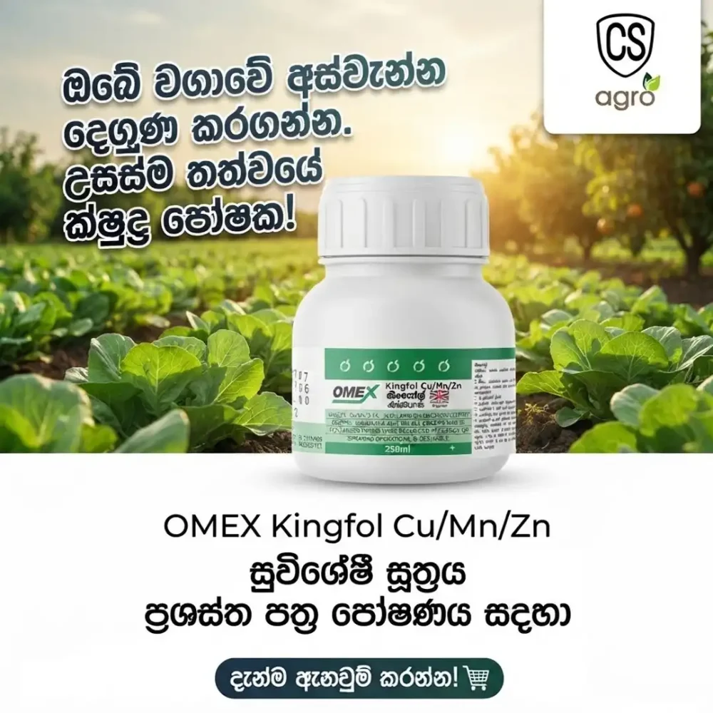OMEX Kingfol Cu/Mn/Zn 250ml - Best Micronutrient Foliar Spray for Crops