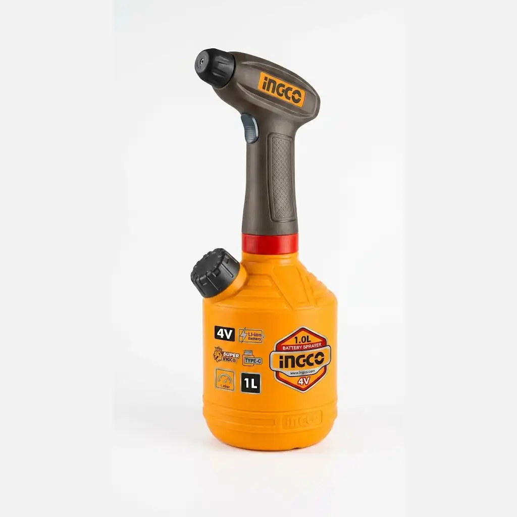 Ingco 4V Cordless Battery Sprayer 1L | Rechargeable Water & Garden Sprayer - Image 2