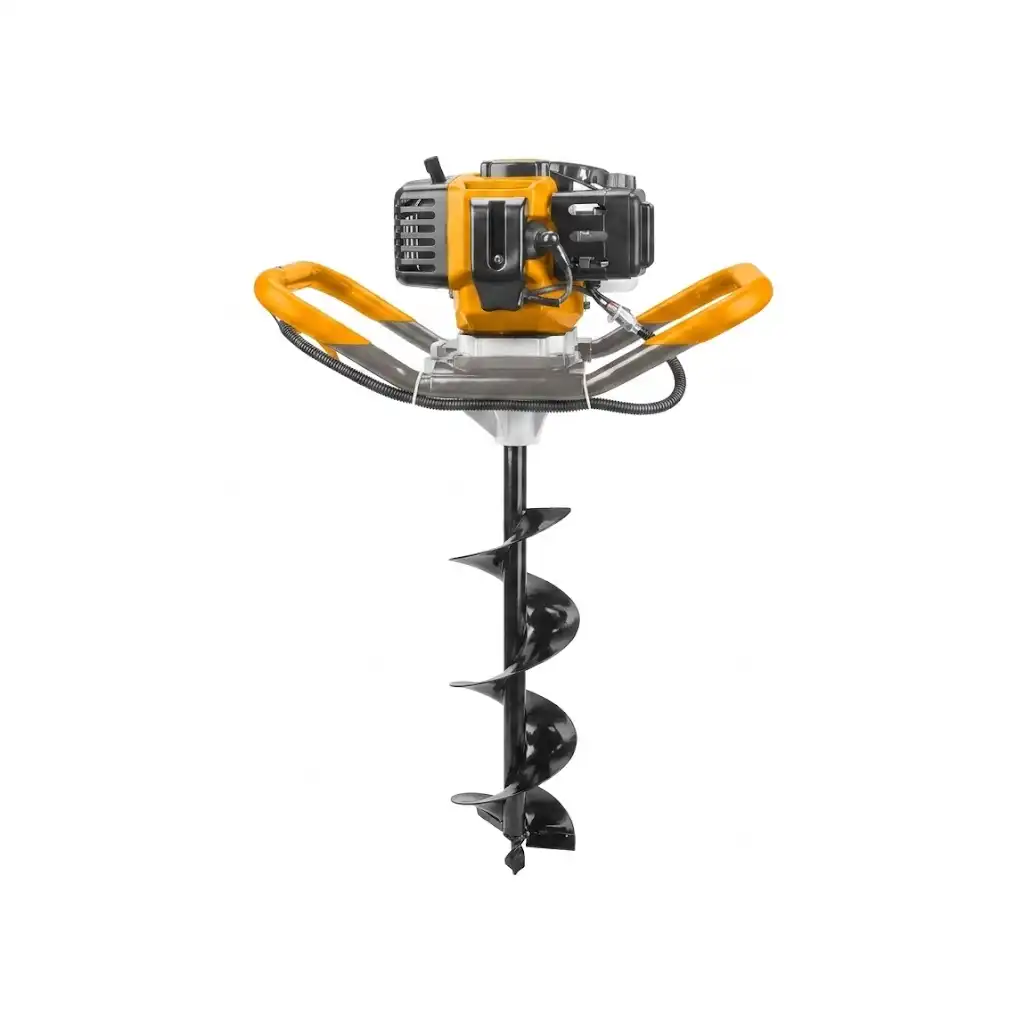 INGCO 52cc Gasoline Earth Auger Machine with 150x800mm Drill Bit - Heavy Duty Hole Digger - Image 2