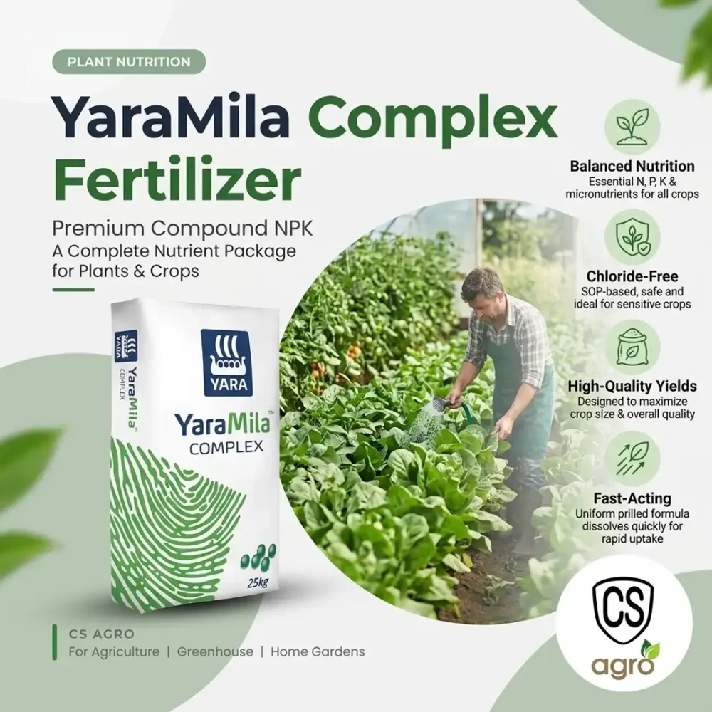 YaraMila Complex Fertilizer 25kg Premium Compound NPK Fertilizer for Plants & Crops