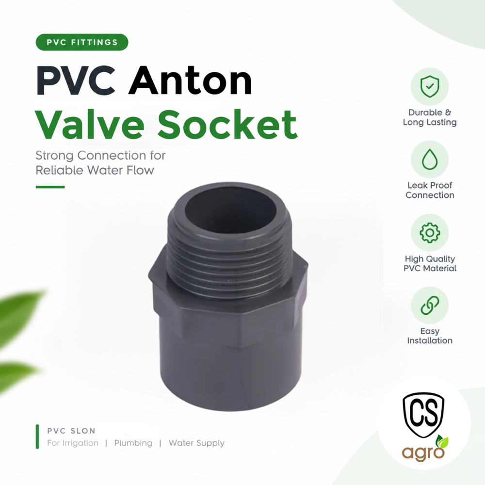 Anton PVC Valve Socket